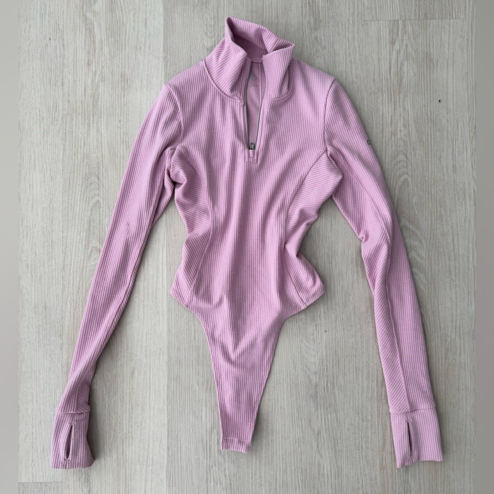 Alo half zip bodysuit